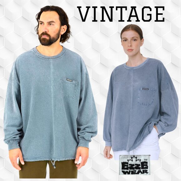 Ezze Wear Other - Vintage Ezze Wear “Honey-Komb” Cotton Sweatshirt Gender Neutral Large